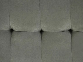 Chaise-longue à direita com arrumação em tecido cinzento PESSAC II Beliani