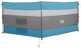 Corta-vento de campismo 340x130 cm impermeável azul