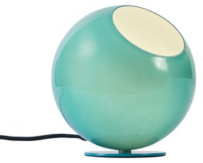 Candeeiro de Mesa Retro Azul com Vidro - Mabel Retro