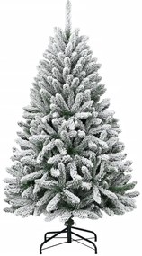 Árvore de Natal artificial articulada c/ flocos de neve 120 cm