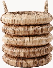 Cesto em jacinto-de-água artesanal Chunky