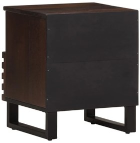 Mesa de cabeceira 40x34x46 cm madeira de mangueira maciça