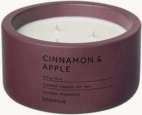 Vela perfumada com três pavios Fraga (canela e maçã)