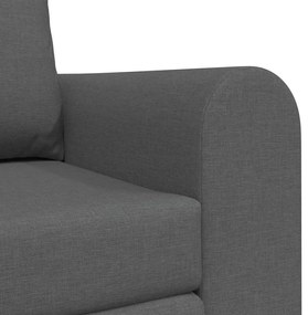 Sofá-camas 2 em 1 Cinza Escuro 148x71x83 cm Tecido