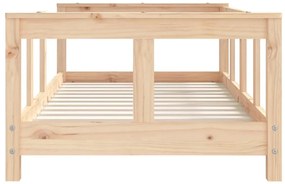 Estrutura de cama infantil 70x140 cm pinho maciço
