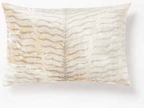 Capa de almofada em viscose com padrão jacquard tecido Helene