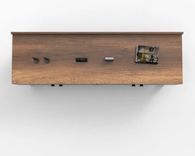 Console MN04 – Walnut/Anthracite – 180x93,2x85 cm