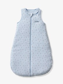 Agora -20%: Saco de bebé sem mangas, abertura ao meio, Giverny lavanda