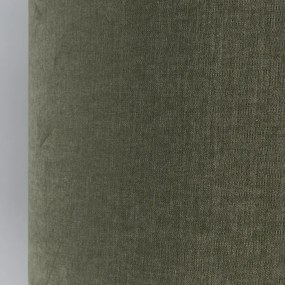 Candeeiro de pé em latão com abat-jour verde 50 cm - Kaso Moderno