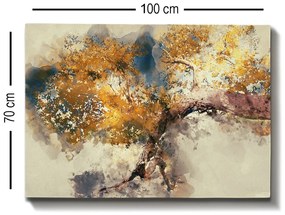 Pintura Decorativa em Tela 488419336 – Multicolor – 70 x 100 cm