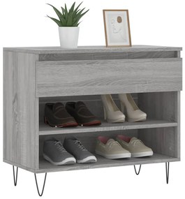 Sapateira 70x36x60 cm derivados de madeira cinzento sonoma