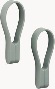 Suportes para toalhas magnético em silicone Loop, conjunto de 2