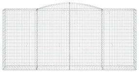 Cesto gabião arqueado 400x50x180/200 cm ferro galvanizado