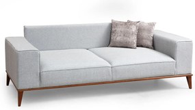 Sofá-Cama de 3 Lugares Montana – Cinzento – 223 cm x 91 cm x 85 cm