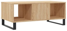 Mesa de centro 90x50x36,5 cm derivados madeira carvalho sonoma