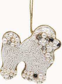 Ornamento de Natal artesanal Poodle