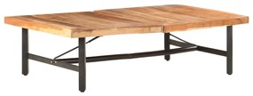 Mesa de centro 142x90x42 cm madeira de acácia maciça