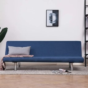 282196 vidaXL Sofá-cama poliéster azul
