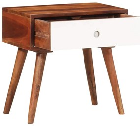 Mesa de apoio 45x30x45 cm madeira de acácia maciça