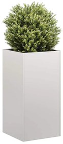 vidaXL Plantador 40x40x80 cm Aço Inoxidável