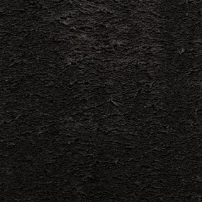 Tapete pelo curto macio e lavável HUARTE 100x200 cm preto
