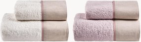 Toalhas em algodão Codewashed, conjunto de 4