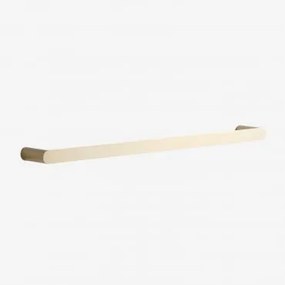 Toalheiro De Parede Com Barra ↔︎60 Cm Para Banheiro Em Aço Inox Alameda Ouro Escovado - Sklum