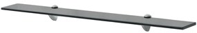 Prateleiras flutuantes 2 pcs vidro 80x10 cm 8 mm