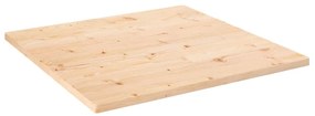 Tampo de mesa quadrado 70x70x2,5 cm pinho maciço