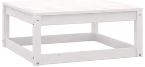6 pcs conjunto lounge de jardim c/ almofadões pinho maciço