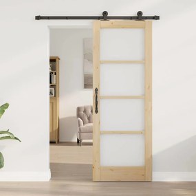 Porta Deslizante vidaXL com Conjunto de Ferragens 'ORKDAL'73.5x198.5 c