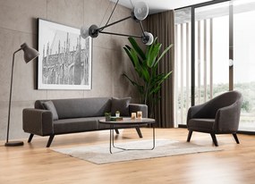Cadeira Wing Leon – Antracite – 75x90x82 cm