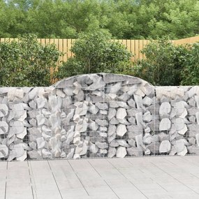 Cestos gabião arqueados 12pcs 300x30x100/120 ferro galvanizado