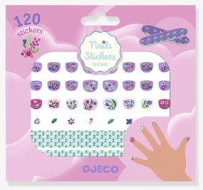 60 autocolantes para unhas - DJECO rosa