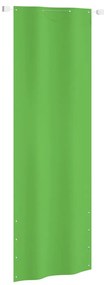 vidaXL Tela de varanda 80x240 cm tecido oxford verde-claro