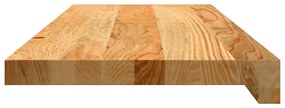 Tapetes de escada 2 pcs 70x30x2 cm carvalho castanho-claro