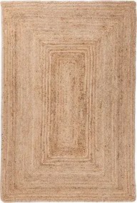 Alfombra Retangular Em Juta Natural Tempo 160 X 240 Cm - Sklum