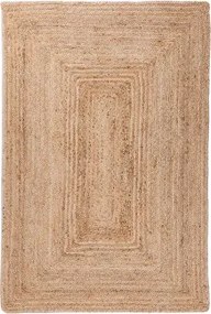 Alfombra Retangular Em Juta Tempo 160 X 240 Cm - Sklum