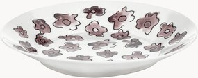 Pratos fundos em porcelana Fine Bone China Midnight Flowers, conjunto de 2