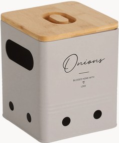 Recipiente de cozinha com tampa de bambu Onions