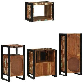 Conjunto de Móveis para Banheiro com prateleira com armazenamento com