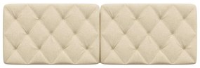 Almofadão de cabeceira 160 cm tecido creme