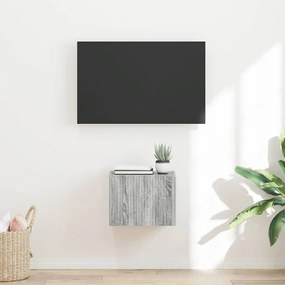 vidaXL Armário de TV de Parede Cinza Sonoma 60 x 31 x 29.5 cm