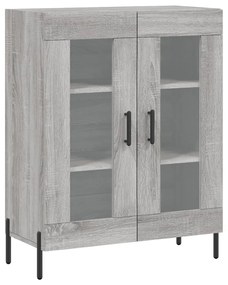 Armário alto 69,5x34x180 cm derivados de madeira sonoma cinza