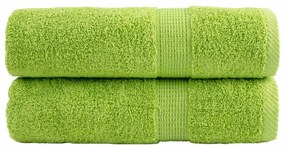 Toalhas banho premium SOLUND 2pcs 70x140cm 600 gsm verde maça