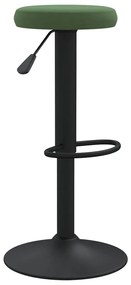 Bancos de bar 2 pcs veludo verde-escuro