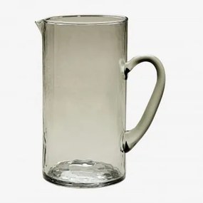 Jarra De Vidro Leomie 1,7 L Cinza Agata - Sklum