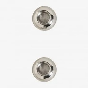 Pack De 2 Tigelas Em Aço Inoxidável Ladispoli Ø8 Cm - Sklum