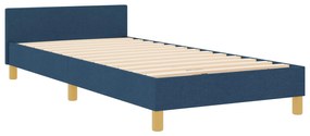 Cama vidaXL Azul 90x200 cm em Tecido