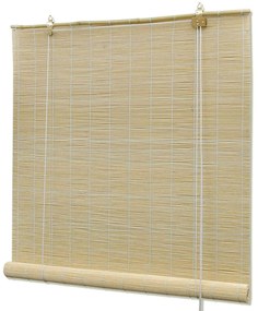 Estore de enrolar 80 x 160 cm bambu natural